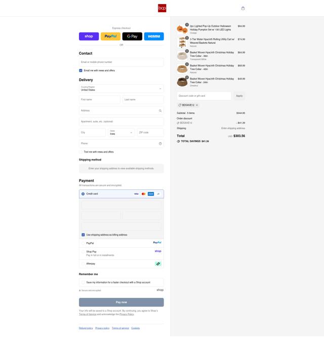 Best Choice Products checkout page showing Best Choice Products coupon code box | Screenshot taken by SimplyCodes community member on Sep 12, 2025