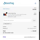 WELCOME15 coupon verification screenshot
