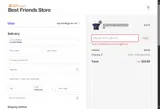 Best Friends Store coupon verification screenshot