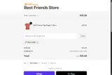 Best Friends Store coupon verification screenshot