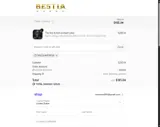 Bestia Dog Gear coupon verification screenshot