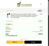 BestMade Natural Products coupon verification screenshot