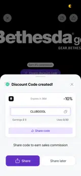 CLUBGOOL coupon verification screenshot