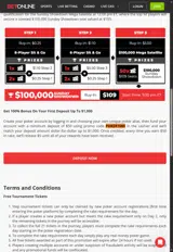 POKER1000 coupon verification screenshot