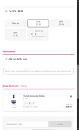 10OFF30 coupon verification screenshot
