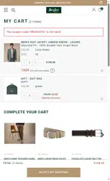 Bexley coupon verification screenshot