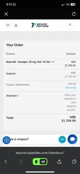 alexiamartin coupon verification screenshot