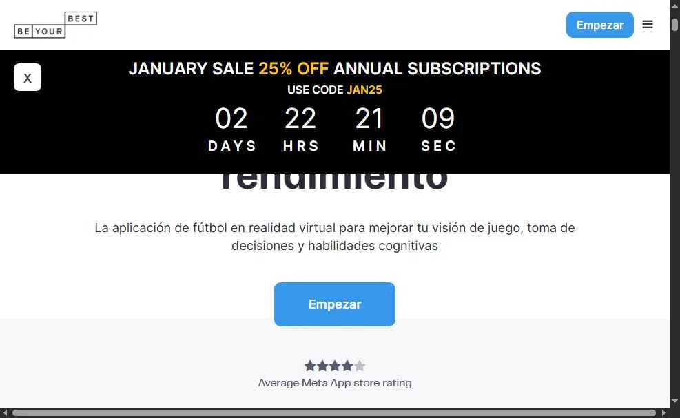 Be Your Best checkout page showing Be Your Best promo code box | Screenshot taken by SimplyCodes community member on Jan 30, 2026