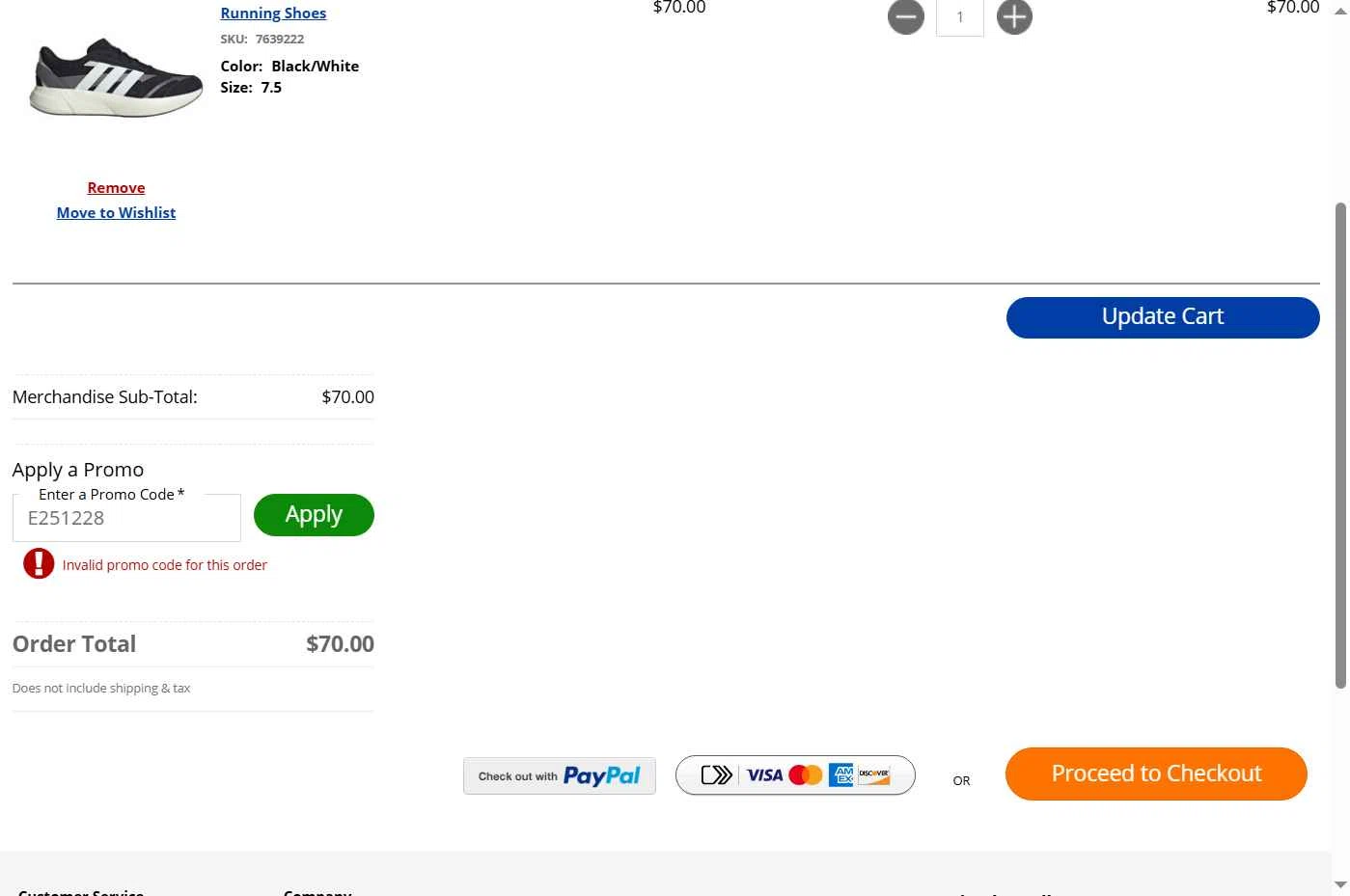 Big 5 Sporting Goods checkout page showing Big 5 Sporting Goods promo code box | Screenshot taken by SimplyCodes community member on Jan 9, 2026