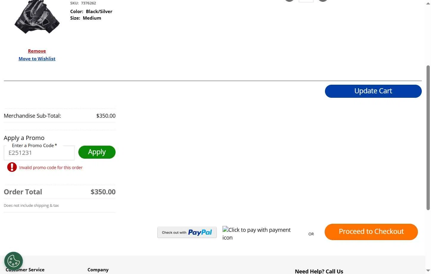 Big 5 Sporting Goods checkout page showing Big 5 Sporting Goods promo code box | Screenshot taken by SimplyCodes community member on Jan 11, 2026
