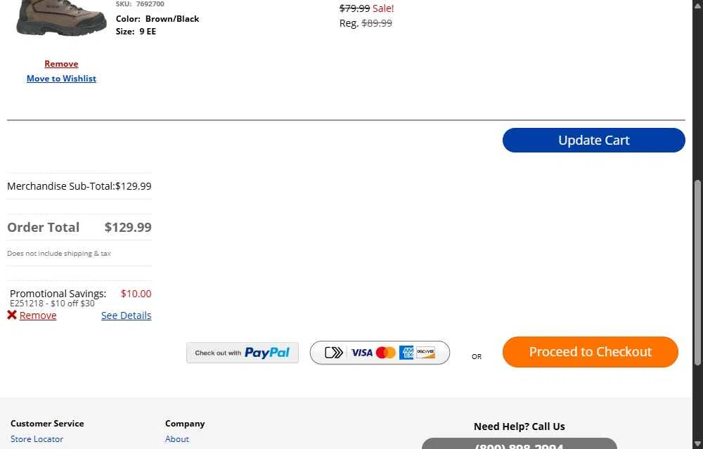Big 5 Sporting Goods checkout page showing Big 5 Sporting Goods promo code box | Screenshot taken by SimplyCodes community member on Dec 18, 2025