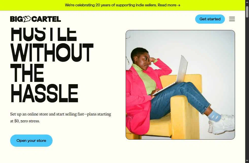 Big Cartel checkout page showing Big Cartel promo code box | Screenshot taken by SimplyCodes community member on Jan 24, 2026