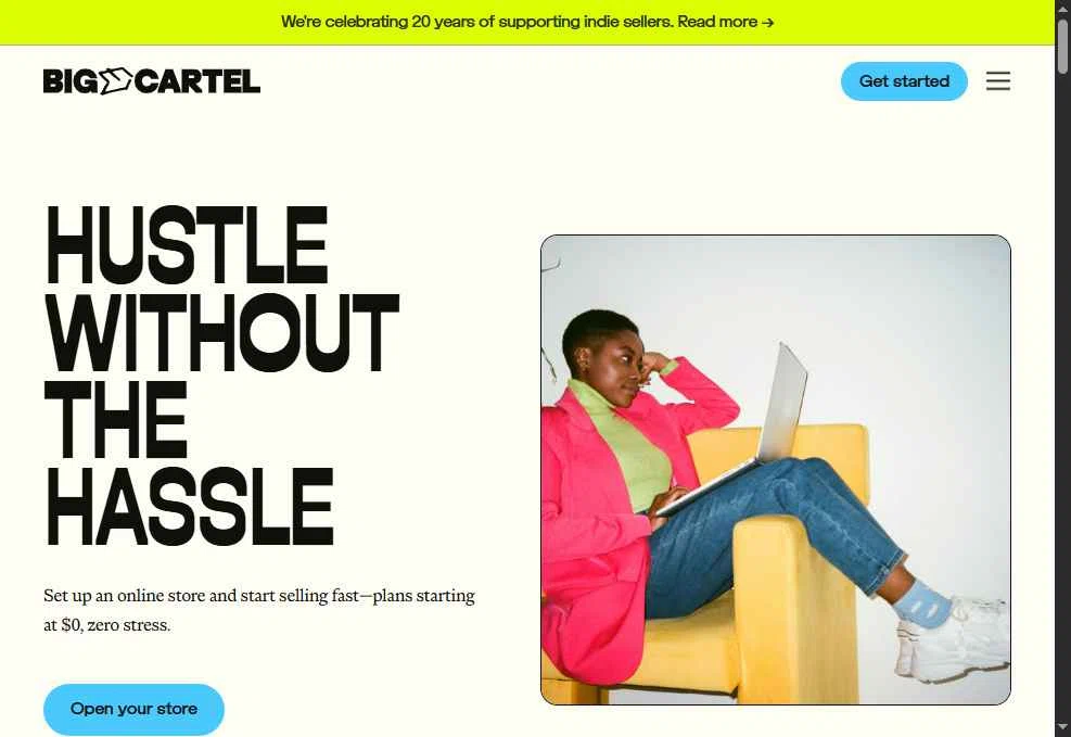 Big Cartel checkout page showing Big Cartel promo code box | Screenshot taken by SimplyCodes community member on Feb 1, 2026