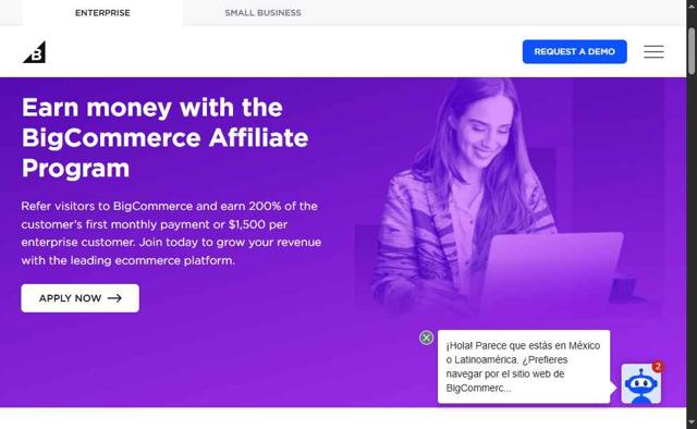 BigCommerce checkout page showing BigCommerce promo code box | Screenshot taken by SimplyCodes community member on Apr 23, 2025
