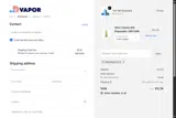 Big D Vapor coupon verification screenshot