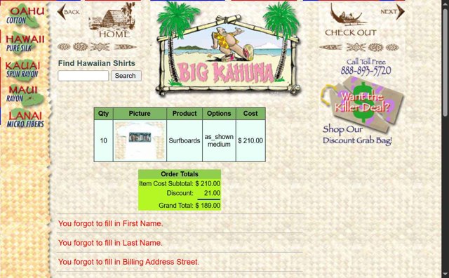 Big Kahuna checkout page showing Big Kahuna promo code box | Screenshot taken by SimplyCodes community member on Jul 27, 2025