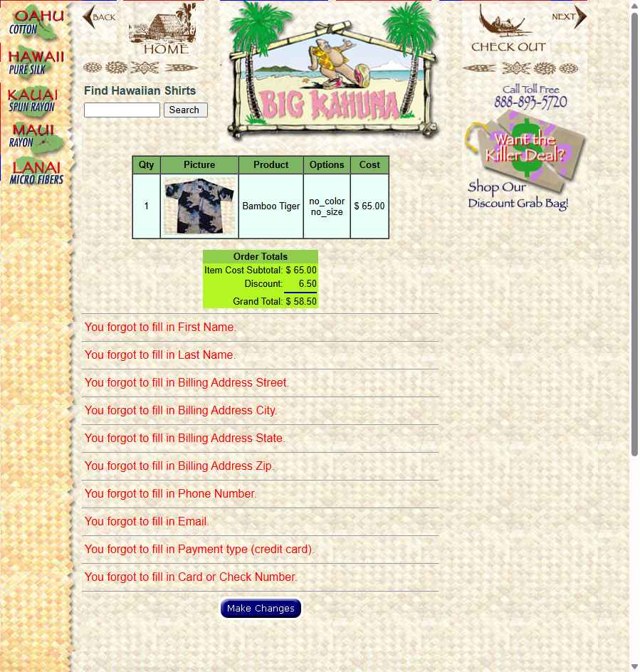 Big Kahuna checkout page showing Big Kahuna promo code box | Screenshot taken by SimplyCodes community member on Jul 1, 2025