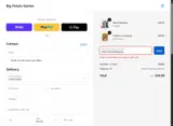 Big Potato coupon verification screenshot