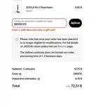 BRVDE376 coupon verification screenshot