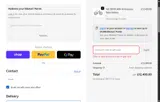 Biketart coupon verification screenshot