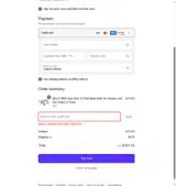Billet BMX coupon verification screenshot
