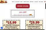 Bill Gray's coupon verification screenshot