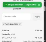 COUPONTEN coupon verification screenshot