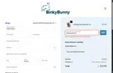 Binkybunny coupon verification screenshot