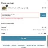 Binkybunny coupon verification screenshot