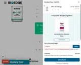 Bio Edge Peptides coupon verification screenshot