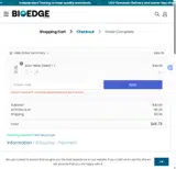 Bio Edge Peptides coupon verification screenshot