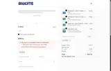 BIOLYTE coupon verification screenshot