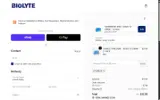 BIOLYTE coupon verification screenshot