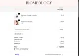 Biomeology Prenatal Wellness coupon verification screenshot