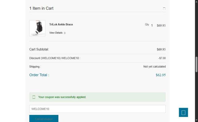 BioSkin checkout page showing BioSkin promo code box | Screenshot taken by SimplyCodes community member on May 30, 2025