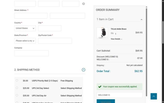 BioSkin checkout page showing BioSkin promo code box | Screenshot taken by SimplyCodes community member on May 30, 2025