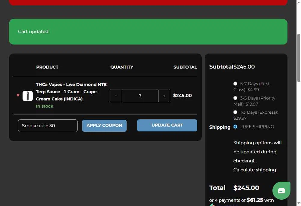 BiowellnessX checkout page showing BiowellnessX promo code box | Screenshot taken by SimplyCodes community member on Nov 8, 2025