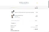 Birch & Bell Boutique coupon verification screenshot