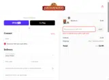 BLUE50 coupon verification screenshot