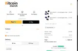 Bitcoin Merch coupon verification screenshot