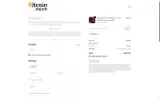 Bitcoin Merch coupon verification screenshot