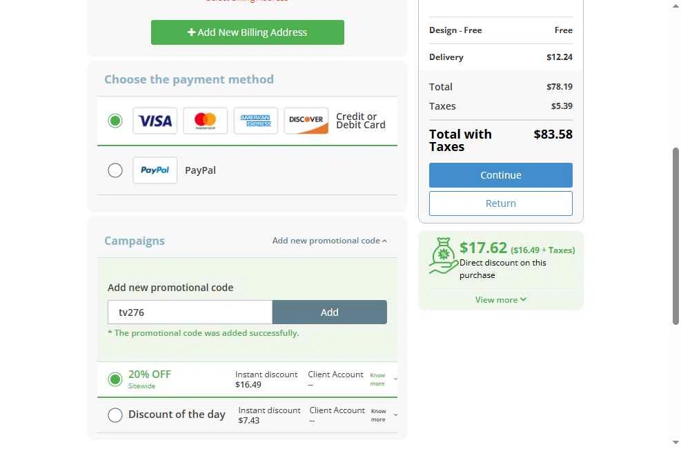 BIZAY checkout page showing BIZAY promo code box | Screenshot taken by SimplyCodes community member on Jan 31, 2026