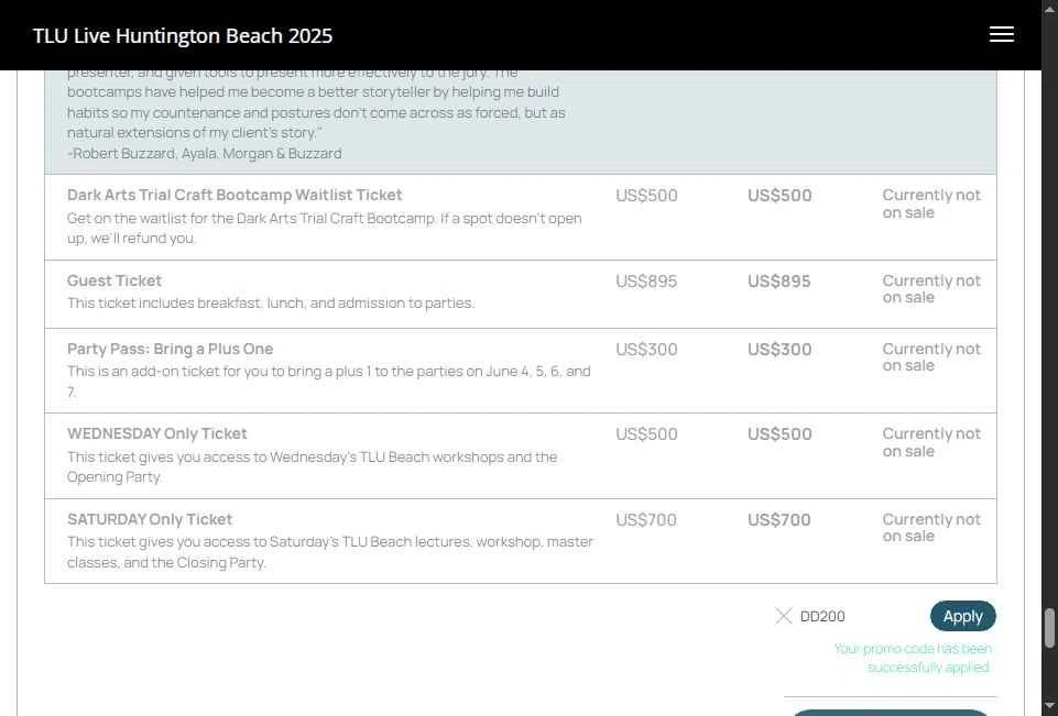 Bizzabo checkout page showing Bizzabo promo code box | Screenshot taken by SimplyCodes community member on Nov 11, 2025