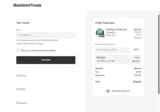 Blackbird Foods coupon verification screenshot