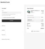 Blackbird Foods coupon verification screenshot