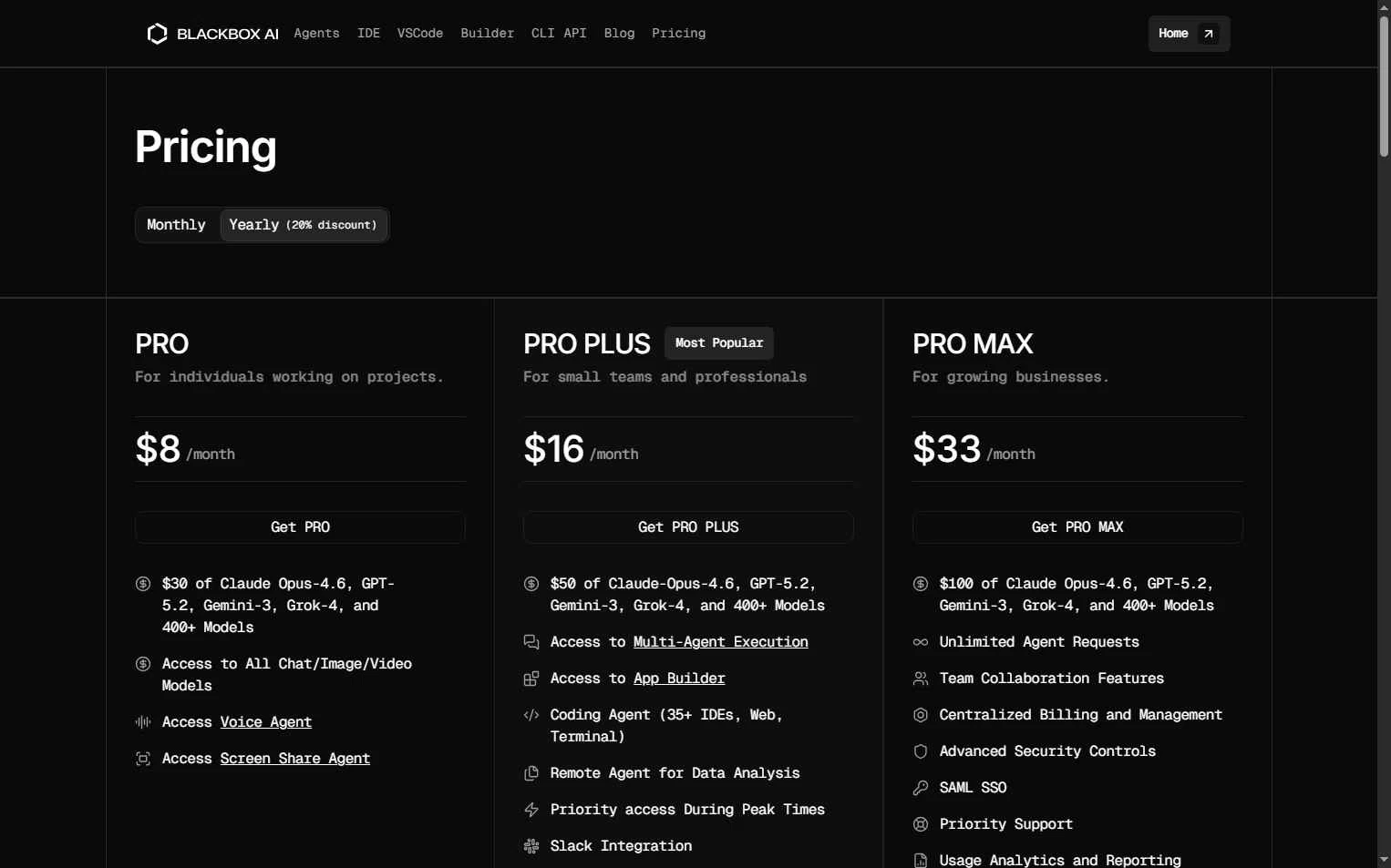 Blackbox AI checkout page showing Blackbox AI promo code box | Screenshot taken by SimplyCodes community member on Feb 13, 2026