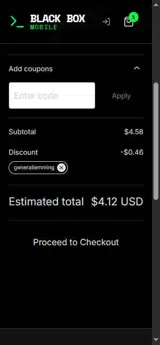 generallemming coupon verification screenshot