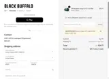 Black Buffalo coupon verification screenshot