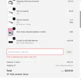 JAN20 coupon verification screenshot