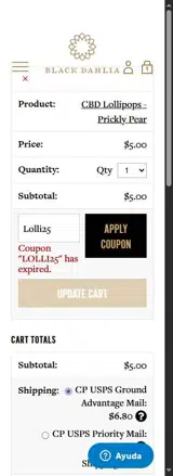 Lolli25 coupon verification screenshot